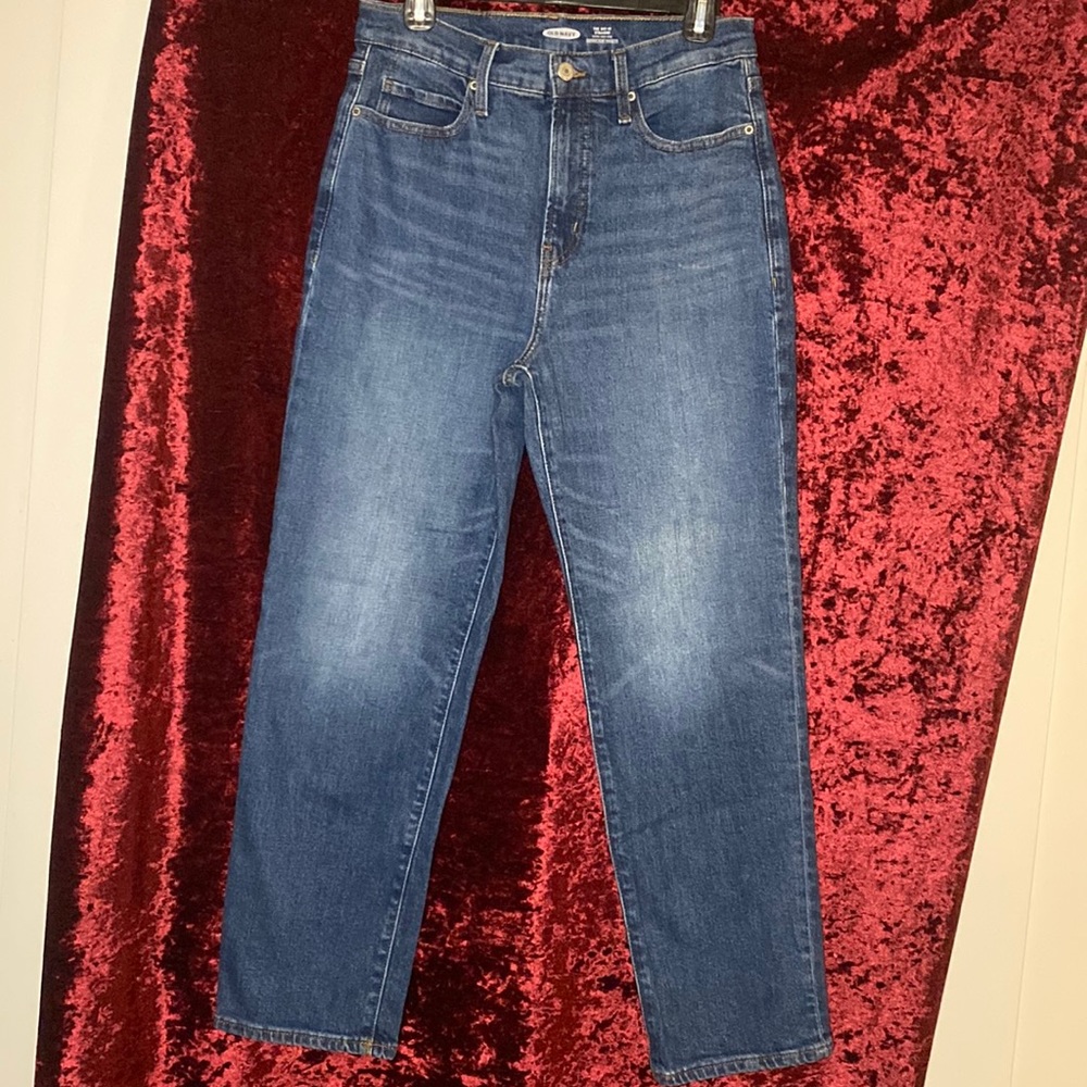 Old Navy extra high rise straight jeans size 6